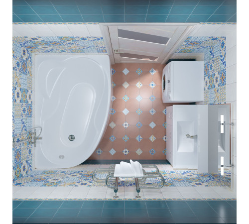 Акриловая ванна Triton Кайли New левая 150х100 (Щ0000048090)