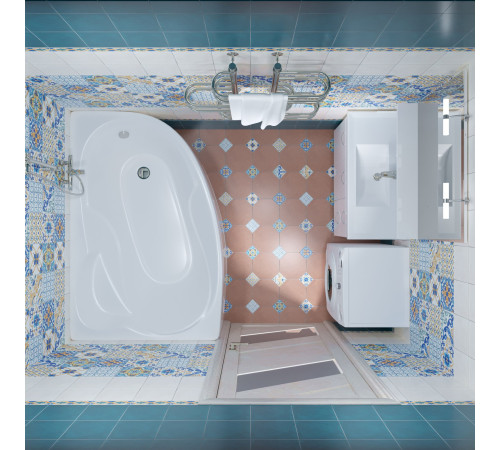 Акриловая ванна Triton Кайли New правая 150х100 (Щ0000048091)