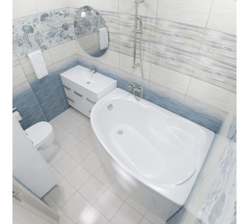 Акриловая ванна Triton Николь New левая 160х100 (Щ0000048679)