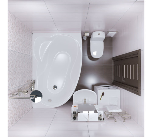 Акриловая ванна Triton Изабель New левая 170х100 (Щ0000048746)