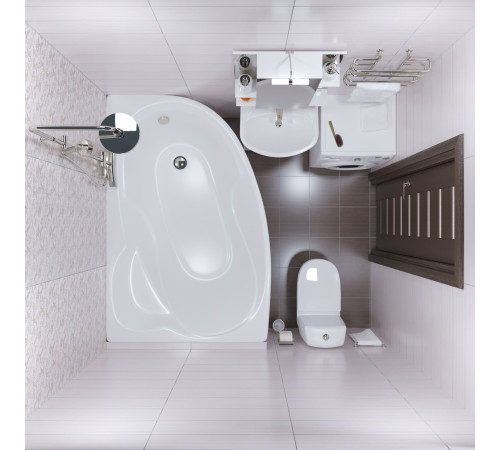 Акриловая ванна Triton Изабель New правая 170х100 (Щ0000048747)