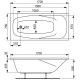 Акриловая ванна Vagnerplast Aronia (VPBA170ARN2X-04)