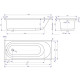 Акриловая ванна Vagnerplast Kasandra (VPBA175KAS2X-04)