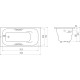 Ванна чугунная Goldman Donni 150x75  (000000315)