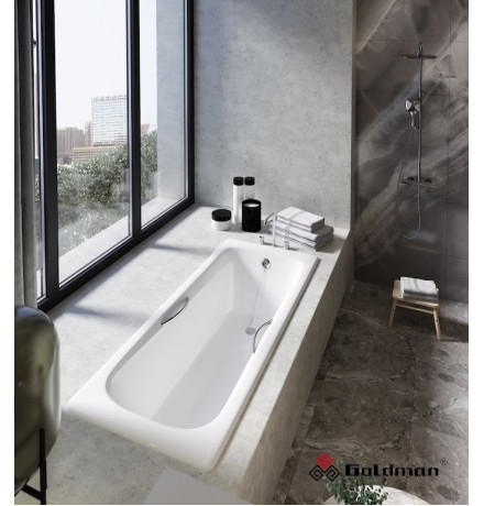 Ванна чугунная Goldman Maxima с ручками 200*85  (000000961)