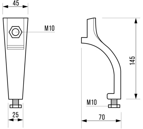 Ванна чугунная Goldman Maxima с ручками 200*85  (000000961)