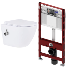 Комплект: инсталляция TECEprofil 9300302 c подвесным унитазом Amore di Mare Delio Bidet P203-X