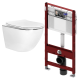 Комплект: инсталляция TECEprofil 9300302 c подвесным унитазом Amore di Mare Delio P203S