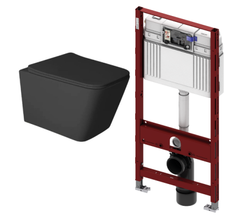 Комплект: инсталляция TECEprofil 9300302 c подвесным унитазом Amore di Mare Tassaro Tornado P202MB-T