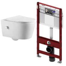 Комплект: инсталляция TECEprofil 9300302 c подвесным унитазом Amore di Mare Temo Bidet P322-X