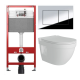 Комплект: инсталляция Tece 9400412 с подвесным унитазом Teymi Vitra Pro T40806