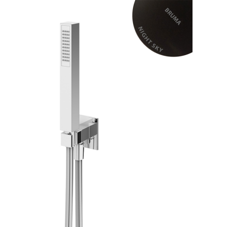 Ручная лейка со шлангом  Bruma Quadra 1455925NS  Night Sky