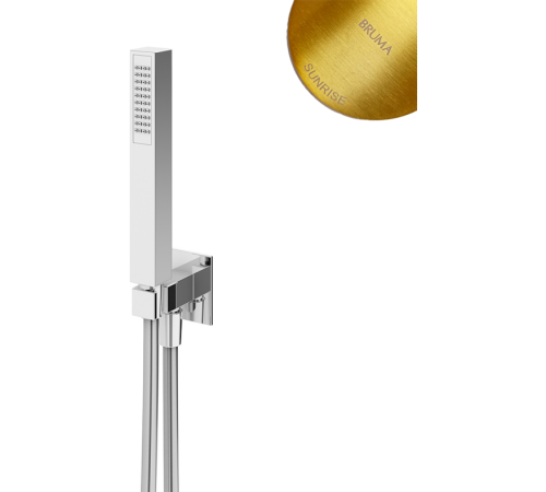Ручная лейка со шлангом  Bruma Quadra 1455925SR  Sunrise