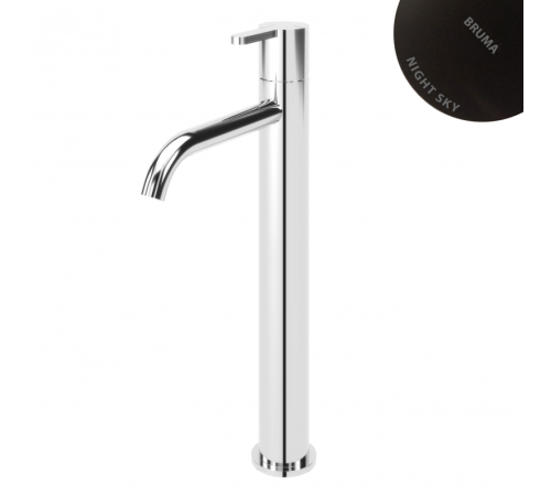 Смеситель для умывальника высокий Bruma Leaf  Night sky 1670020NS 
