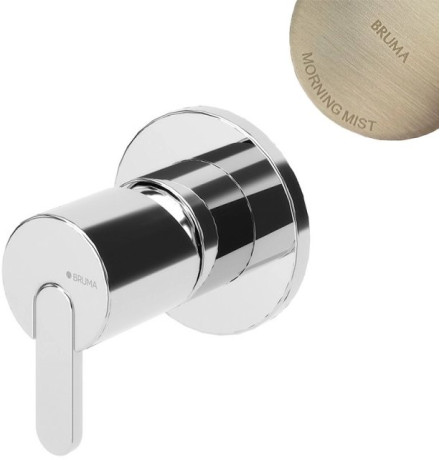 Внешняя часть смесителя встраиваемого Bruma Leaf Morning Mist E1671201MM 