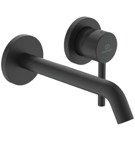 Смеситель встраиваемый  для умывальника  Ideal Standard Ceraline Black 	A6938XG+A1313NU  с внутренней частью в комплекте