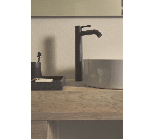Смеситель для умывальника высокий    Ideal Standard   CERALINE Black     BC269XG 