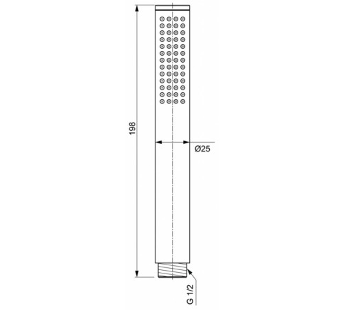 Ручная лейка Ideal Standard Idealrain  BC774AA