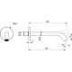 Излив для ванны Ideal Standard BD973XG черный матовый