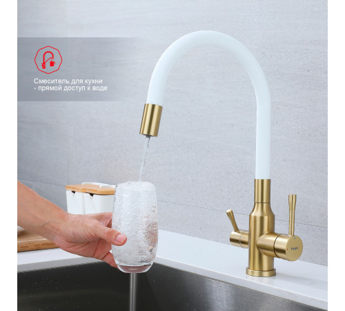 Смеситель для кухни Raglo R81.64.03 с с подключением к фильтру питьевой воды