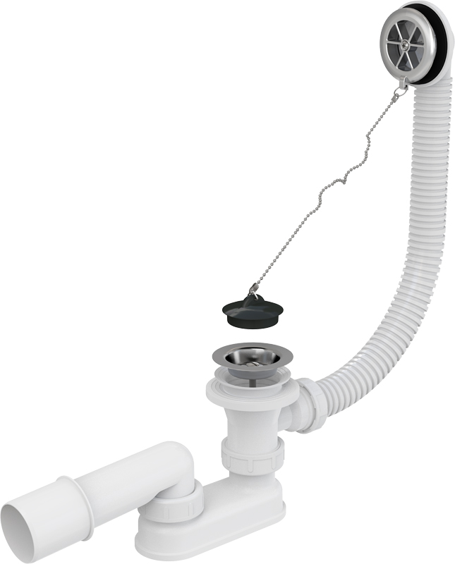 Сифон для ванны AlcaPlast A501-BL-01