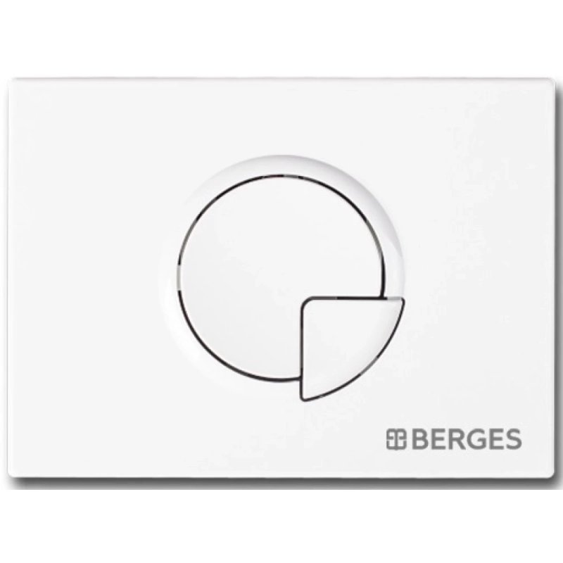 Кнопка для инсталляции Berges Novum R4 (040024) белая матовая