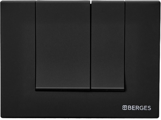 Кнопка для инсталляции Berges Novum S5 (040045) черный матовый