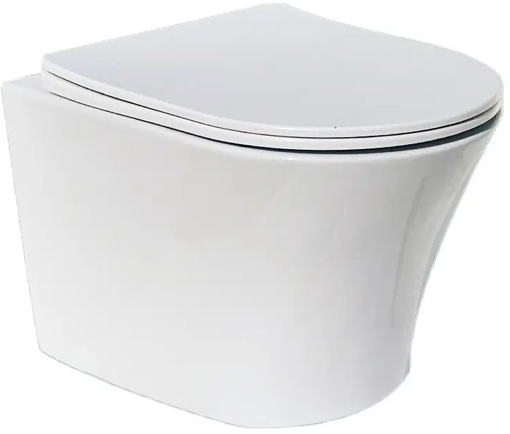 Подвесной унитаз Cerutti Adige Aria CT7837 безободковый с крышкой SoftClose