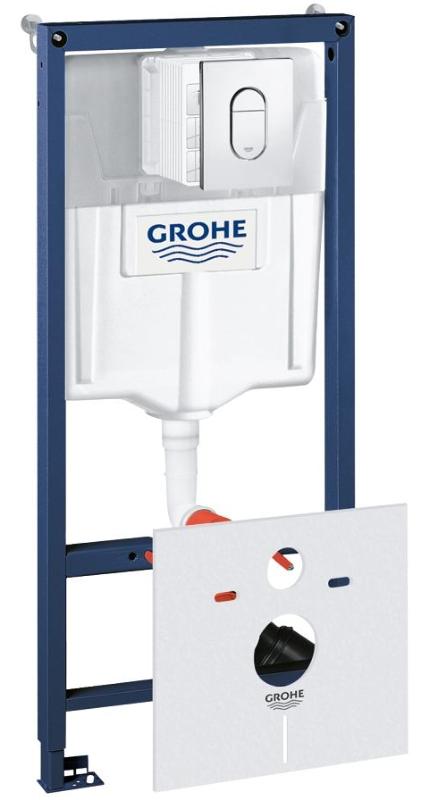 Инсталляция для подвесного унитаза 4 в 1 в сборе Grohe Rapid SL 38929000