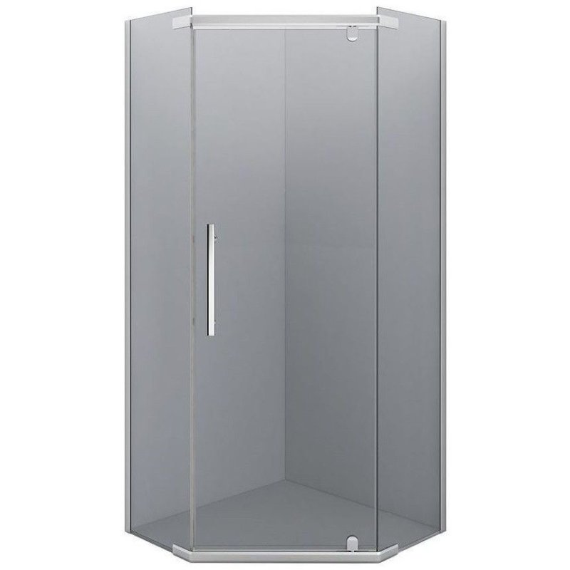Душевой уголок Iva E1PC90T  90x90 сатиновый профиль тонированное стекло