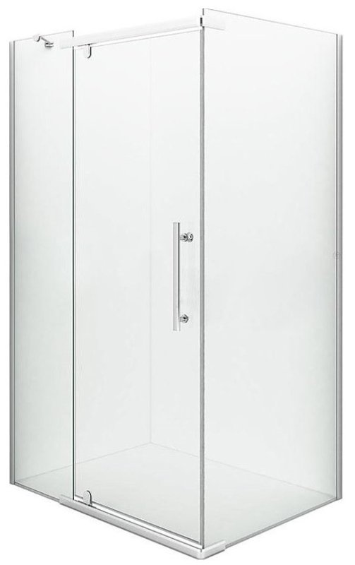 Душевой уголок Iva E1SC129C  120x90 сатиновый профиль прозрачное стекло