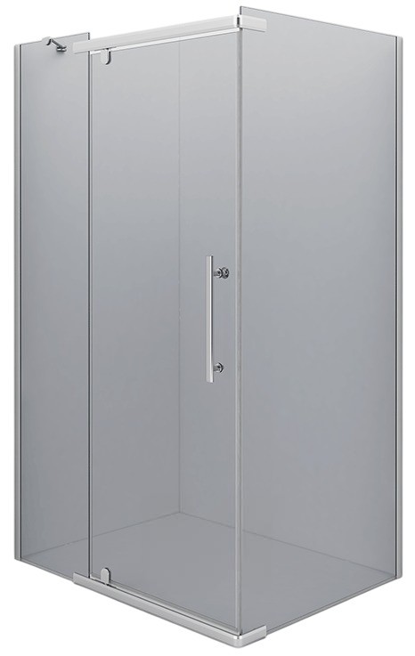 Душевой уголок Iva E1SC129T  120x90 сатиновый профиль тонированное стекло