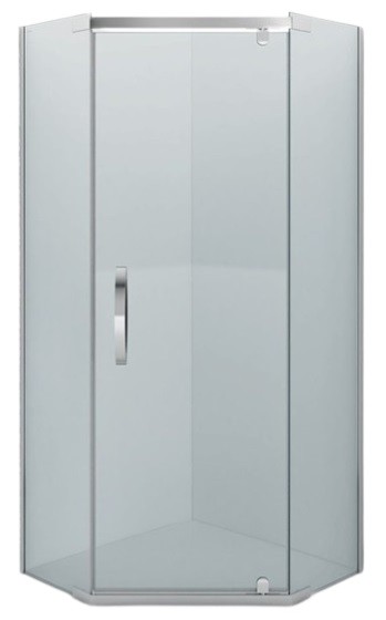 Душевой уголок Iva E2PS90C  90x90 хромированный профиль прозрачное стекло