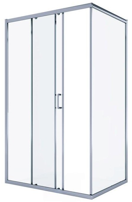 Душевой уголок Iva E4SX129C  120x90 хромированный профиль прозрачное стекло