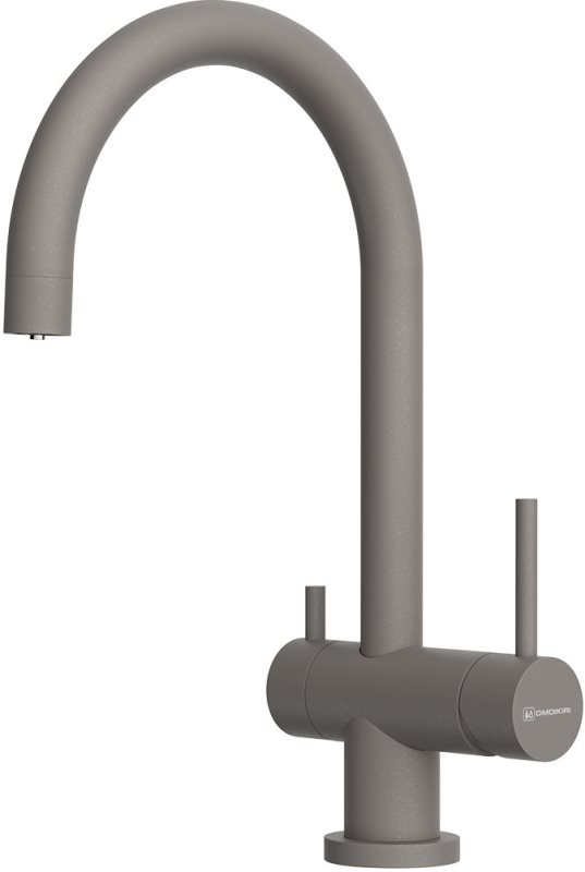 Смеситель для кухни Omoikiri  Yamada-P-GR (4974261) с подключением к фильтру воды