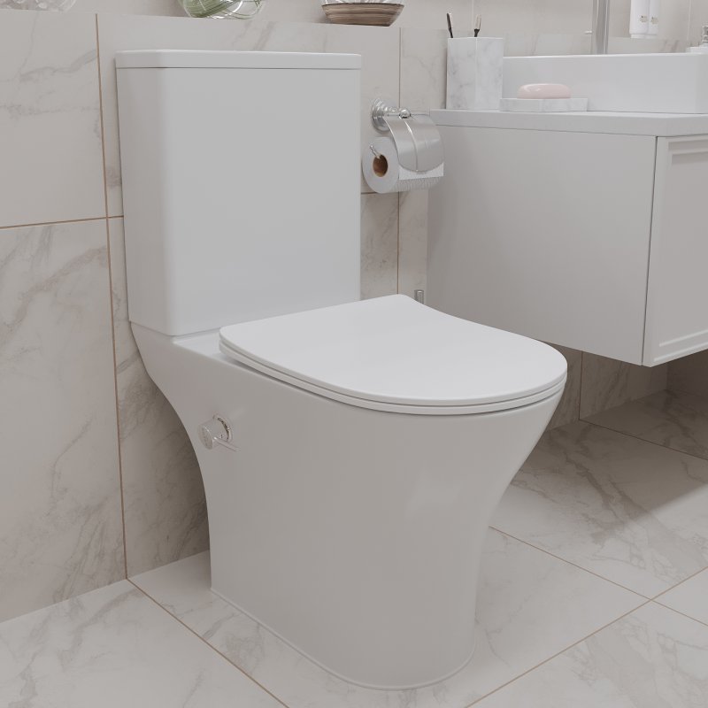 Напольный унитаз Roxen Urban Tornado Bidet 600190-01X Rimless Soft Close