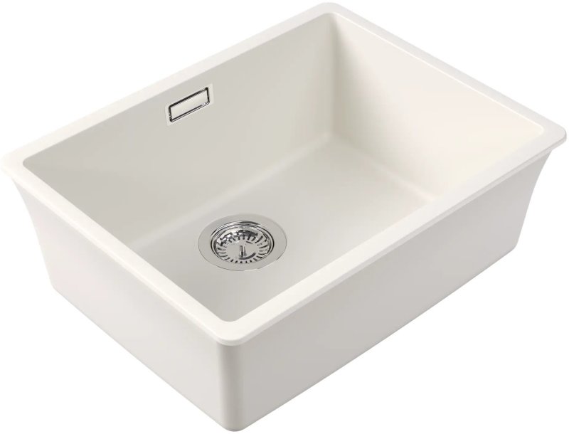 Кухонная мойка Roxen Gap 360270-54CW 540х420х200 Cloud White