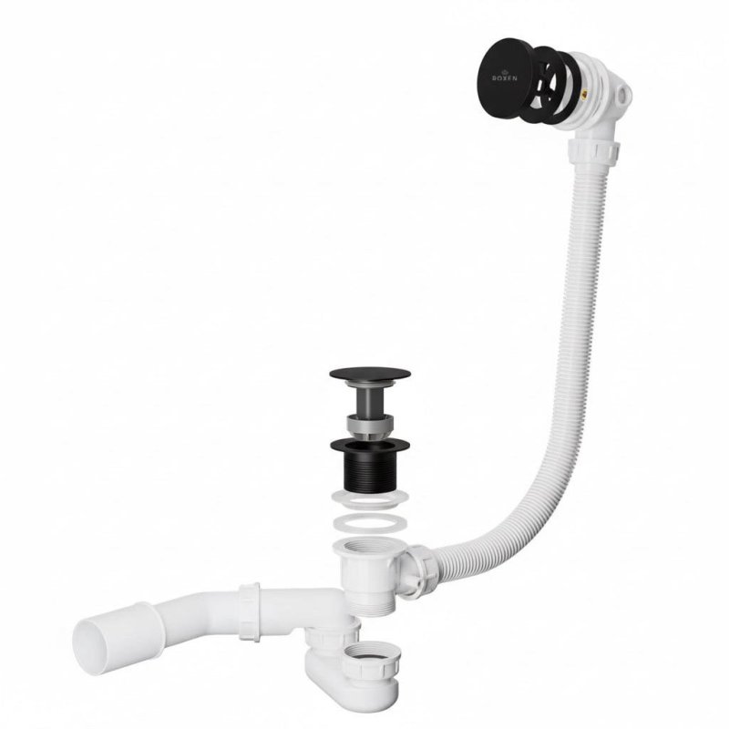 Сифон для ванны Roxen R70C-B Click-Clack с функцией верхней очистки