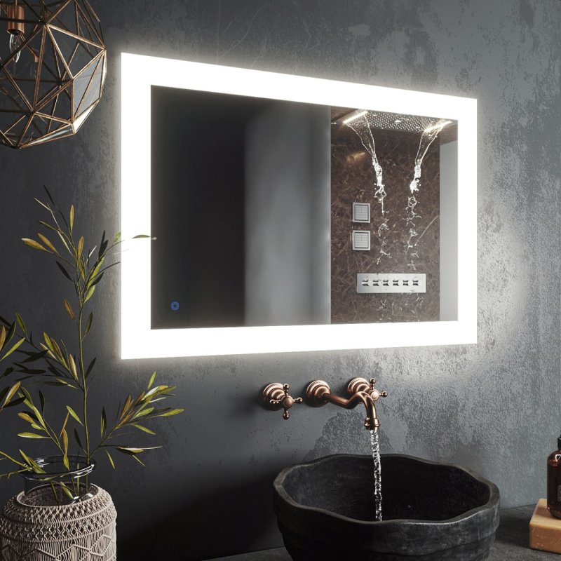 Зеркало Roxen Bliss long 510035-100 100x70 c LED подсветкой