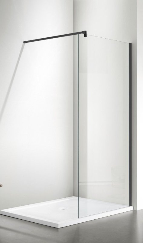 Душевая стенка Adema Реген Блэк-120 Walk-in прозрачное стекло (000001367)