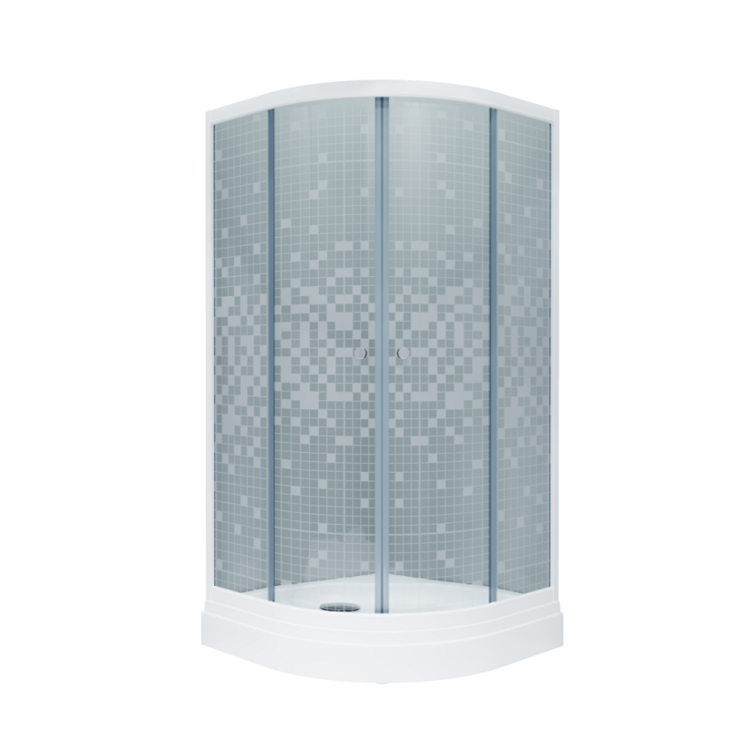 Душевой уголок Triton Мозаика А1 100x100 с поддоном (000000219)