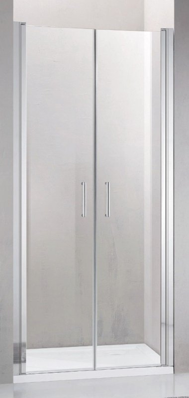 Душевая дверь Adema НАП ДУО / NAP-DUO 100x195 прозрачное стекло (000001076)