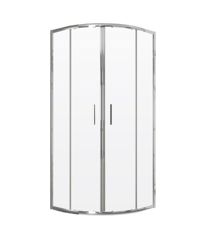 Душевой уголок Roxen Santi 55020-90B черный профиль прозрачное стекло 90x90