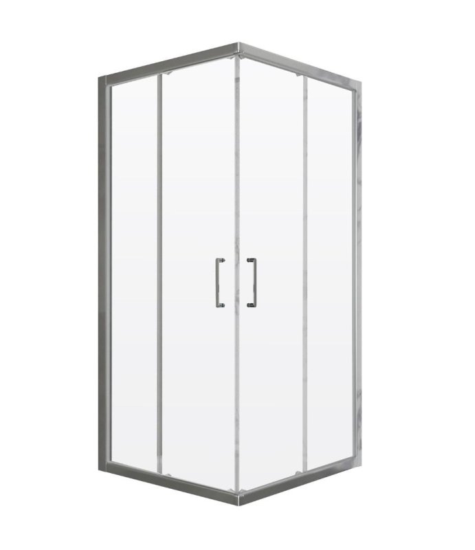 Душевой уголок Roxen Caspia 55060-90  90x90  хромированный профиль прозрачное стекло