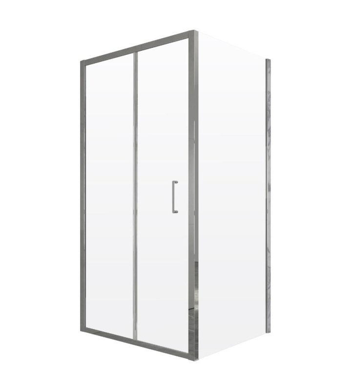 Душевой уголок Roxen Caspia 55060-120 120x80 хромированный профиль прозрачное стекло