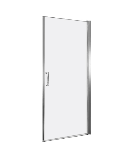 Душевая дверь Roxen Astra 580110-80   80*195   хромированный профиль прозрачное стекло