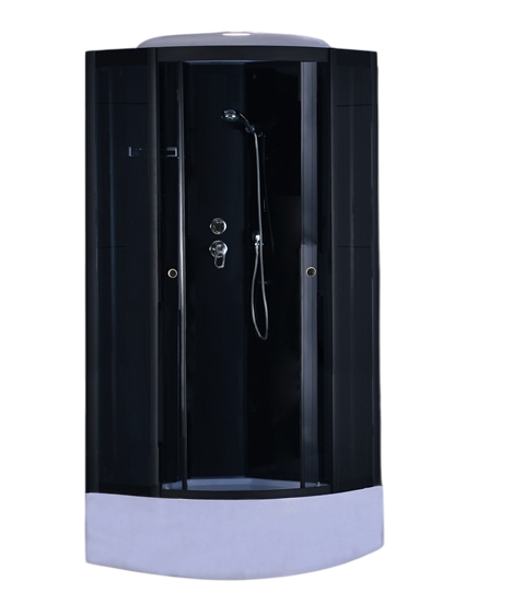 Душевая кабина ODA 8900ST 90x90 тонированное стекло / черный профиль