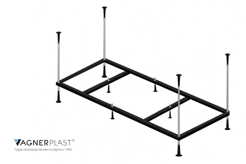 Каркас к прямоугольным ваннам VAGNERPLAST 170x70 + ножки s4 (VPK17070)