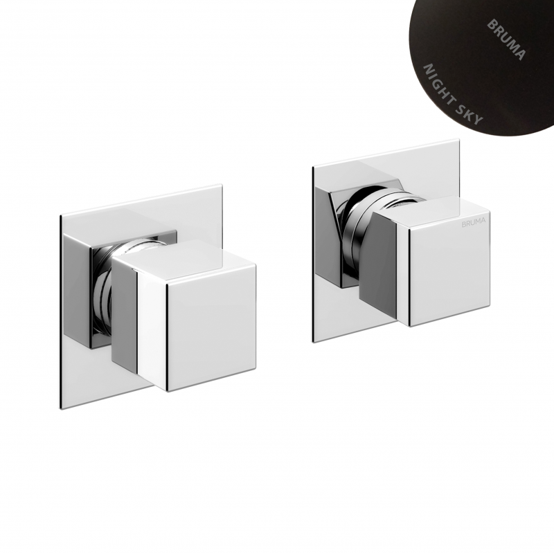 Смеситель встраиваемый Bruma Escud Night Sky 1021402NS на 3 функции