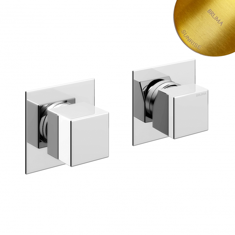 Смеситель встраиваемый Bruma Escud Sunrise 1021402SR на 3 функции